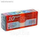 Набор губок бытовых 10 шт "Супер" с чистящим слоем