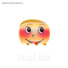 Краб для волос "Смайлик" 5 см румяный