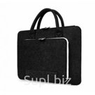 Черный чехол-сумка для Macbook Air/Pro 13 Zipper Folder