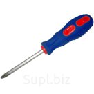 Отвертка U.S.Pex Профи, 6-ти гранный стержень, 6х100мм, Ph2