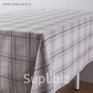 Клеенка столовая Tinto, 140 см, рулон 20 п.м., Check/4 синий