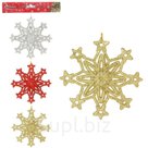 Ёлочные игрушки "Снежинки-звёздочки" (набор 3 шт.)