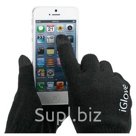 Черные зимние перчатки iGlove для сенсорных экранов 