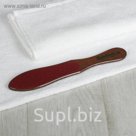 Тёрка для ног наждачная, двусторонняя, абразивность 60/120, цвет венге, Classic Venge