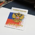 Обложка для паспорта "Триколор"