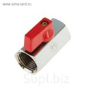 Кран шаровой ProFactor MINI, 1/2" внутренняя, хромированный