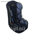 Автокресло ЕДУ-ЕДУ KS-513 Lux, 9-36 кг, с вкладышем (Черный с кольцами)