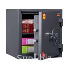 


Производитель:
Промет(Россия)


Вес:
120 кг.


Взломостойкость:
2 Класс


Внешние размеры (ВхШхГ):
460x440х430


Тип замка:
Ключевой


Количество полок:
1 ш…