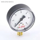 Манометр UNI-FITT 301P3030, радиальный, 10 бар, диаметр 63 мм, 1/4"