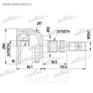 Шрус наружный Patron PCV1452