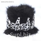 карнавал шляпа мех пятнистые рожки 3*30*30