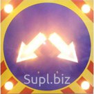 Светодиодный дорожный знак 4.2.3, на щите (1200х1200), 4 стробоскопа