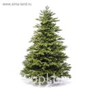 Ель искусственная "Царь Ёлка" Байкальская, БК-230, H230 см, литые PE ветки, ПВХ