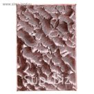 Блокнот А7, 70 листов на клею "Волны", твердая обложка, балакрон, розовый