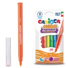 Фломастеры CARIOCA (Италия) «Neon», 8 цветов, флуоресцентные, суперсмываемые, картонный конверт