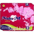 NataM Extra dry, гигиенические прокладки дневные 8шт. пакет
Артикул: S240TM