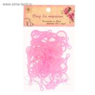 Карабин пластик "Розовый" 4 см набор 40 шт