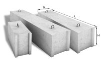 Фундаментный блок ФБС 1,2х0,4х0,6.