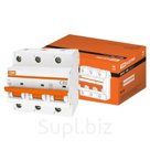 Выключатель автоматический TDM ВА47 100 3Р 80 А 10 кА характеристика С SQ0207 0076