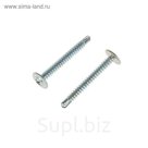 Саморез с прессшайбой TUNDRA krep, сверлоконечный, 4.2х41 мм, цинк, 15 кг