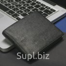 Портмоне мужское, 2 отдела, для карт, цвет чёрный