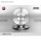 Диск тормозной передний Fenox TB217744