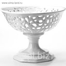 Конфетница на ножке ажурная