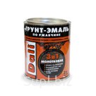 Грунт-эмаль по ржавчине DALI 3в1, молотковая, серая 0,75 л, Рогнеда