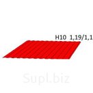Профилированный лист двусторонний Н10 1,19/1,1