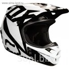Шлем FOX V1 Race Helmet, черный, размер M