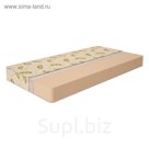 Матрас Flowers kid`s Беспружинный, размер 60х140 см, высота 10 см, бязь