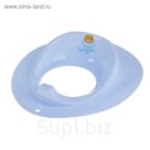 Детская накладка на унитаз, цвет голубой пастельный