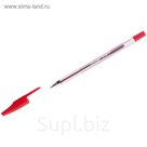 Ручка шариковая H-30, узел 0.7 мм, чернила красные