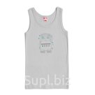 Майка для мальчика рост 92 см цвет серый