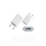 Сетевое зарядное устройство iPhone/iPod USB белое (СЗУ) (5V, 1 000 mA) REXANT