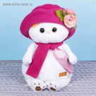 Мягкая игрушка "Кошечка Ли-Ли" в панаме и шарфе, 27 см