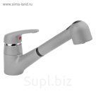 Смеситель для кухни Longran Impact G08940-49 с выносным шлангом, хрома