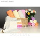 Полотенце махровое "Этель" Флоренция кремовый 70*140 см, 100% хлопок, 400гр/м2