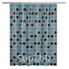 Штора для ванной Livorno Blue, кольца в комплекте