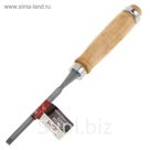 Стамеска-долото LOM, деревянная рукоятка, 6 мм