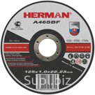 Отрезной круг по металлу HERMAN A46SBF 125*1.0*22.23мм