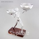 Подсвечник на 2 свечи "Гимнастка с полусферами"