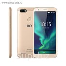Смартфон BQ S-5512L Strike Forward 5,45",1440*720, 16Gb, 2GbRAM,Fingerprint золотой