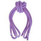 Скакалка гимнастическая 3м утяжеленная с люрексомом цвет МИКС
