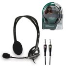 Наушники с микрофоном (гарнитура) LOGITECH H110, проводная, компьютерная, 1,83 м, стерео, 2 x mini jack 3,5 мм, черная