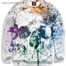 Свитшот женский Skull, размер XXL SKU-916803