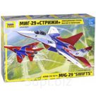 Модель Самолет МИГ-29 авиагруппа Стрижи Звезда