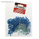 Саморезы универсальные TUNDRA krep, 3х30 мм, цинк, потай, с дюбелем 5х25 мм, 100 шт.