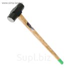 Кувалда кованая TUNDRA Basic, 4 кг, удлиненная деревянная рукоятка