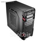 Корпус Aerocool GT Advance, без БП, ATX, черный